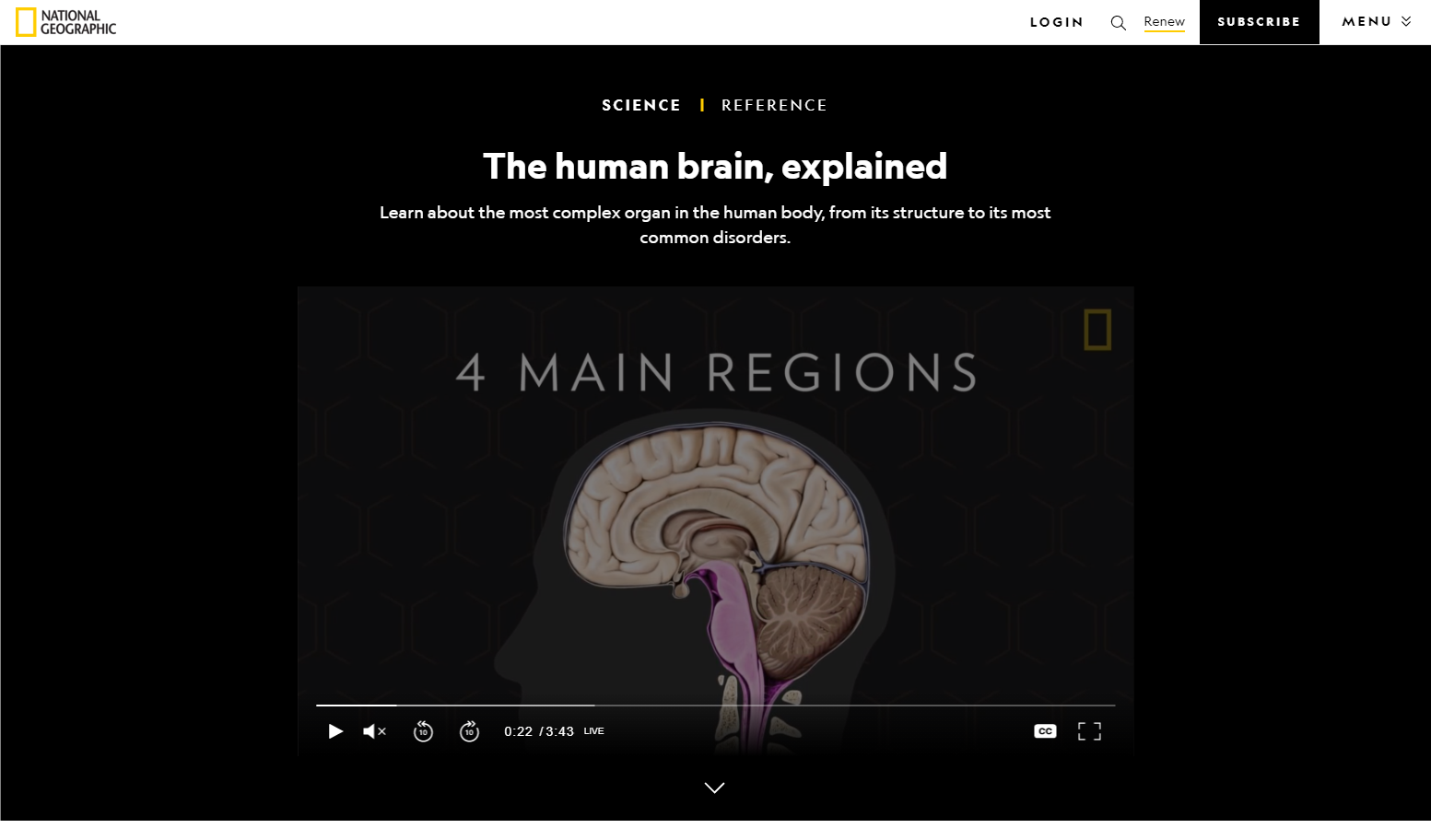 Science 101: The Brain, National Geographic