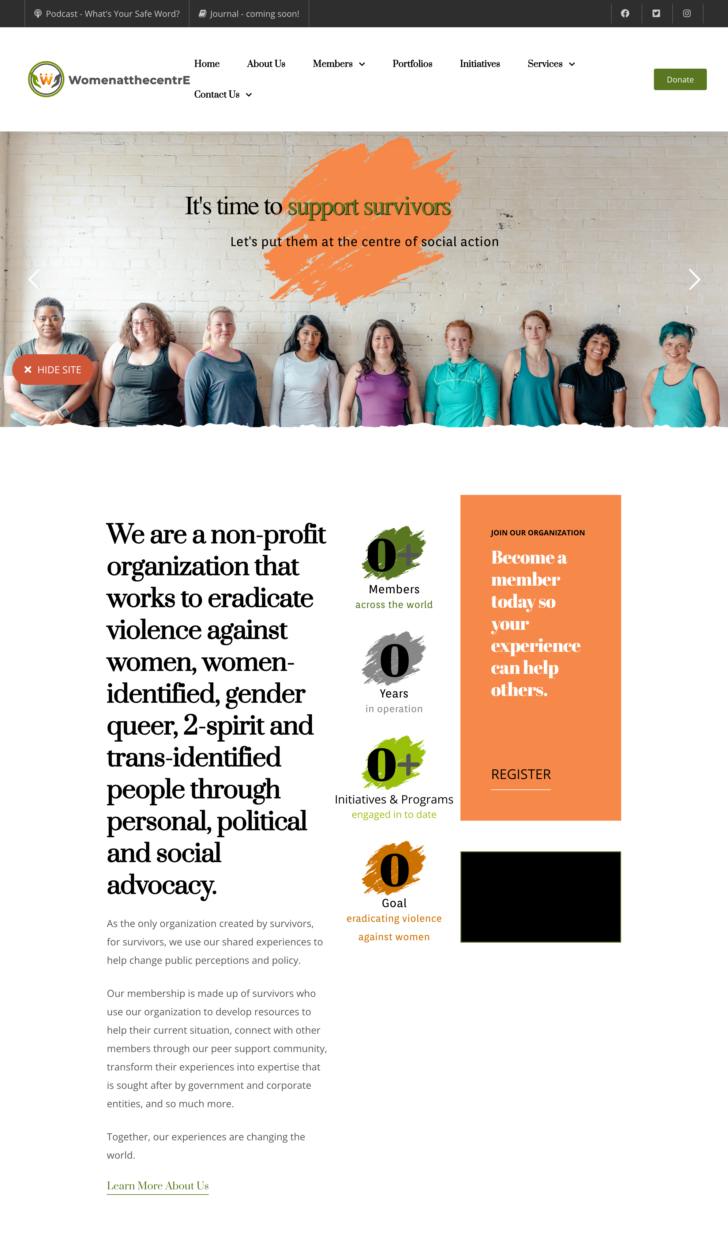 WomenatthecentrE